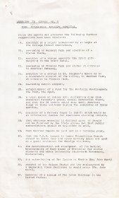 Addendum to Agenda No. 3, (Arts Council meeting of 31 December 1963) listing additional public suggestions for the John F. Kennedy Memorial.